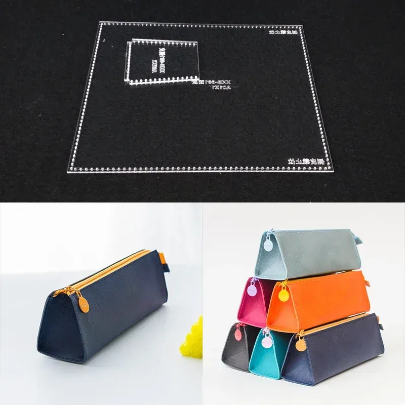 Modèle étui stylo en cuir acrylique 60 à 200 mm