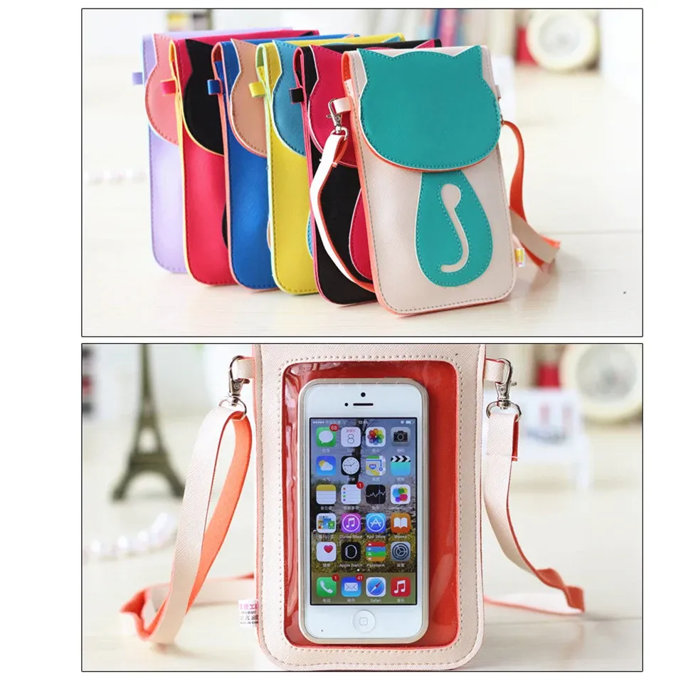 Modèle mini sac téléphone en papier kraft