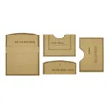 Modèle porte carte visite en papier kraft 4 pièces – Couleur Kraft Paper