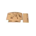 Modèle portefeuille court en papier kraft pour couture – 6
