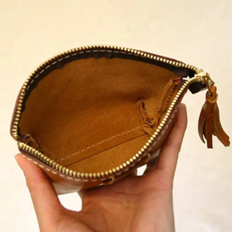 Modèle portefeuille court en papier kraft pour couture