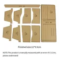 Modèle portefeuille court en papier pour artisanat du cuir – 6