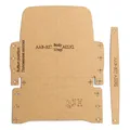 Modèle portefeuille galet en papier kraft 15 à 8 cm – 2
