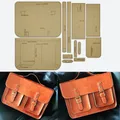 Modèle sac à dos et ordinateur en papier kraft – 3