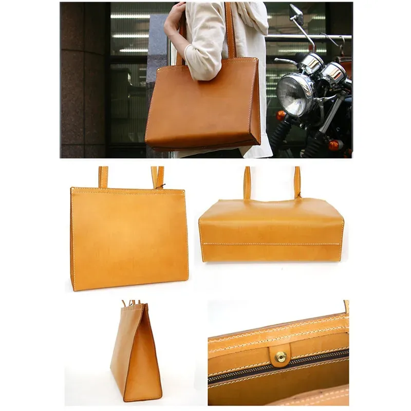 Modèle sac fourre-tout femme en cuir acrylique