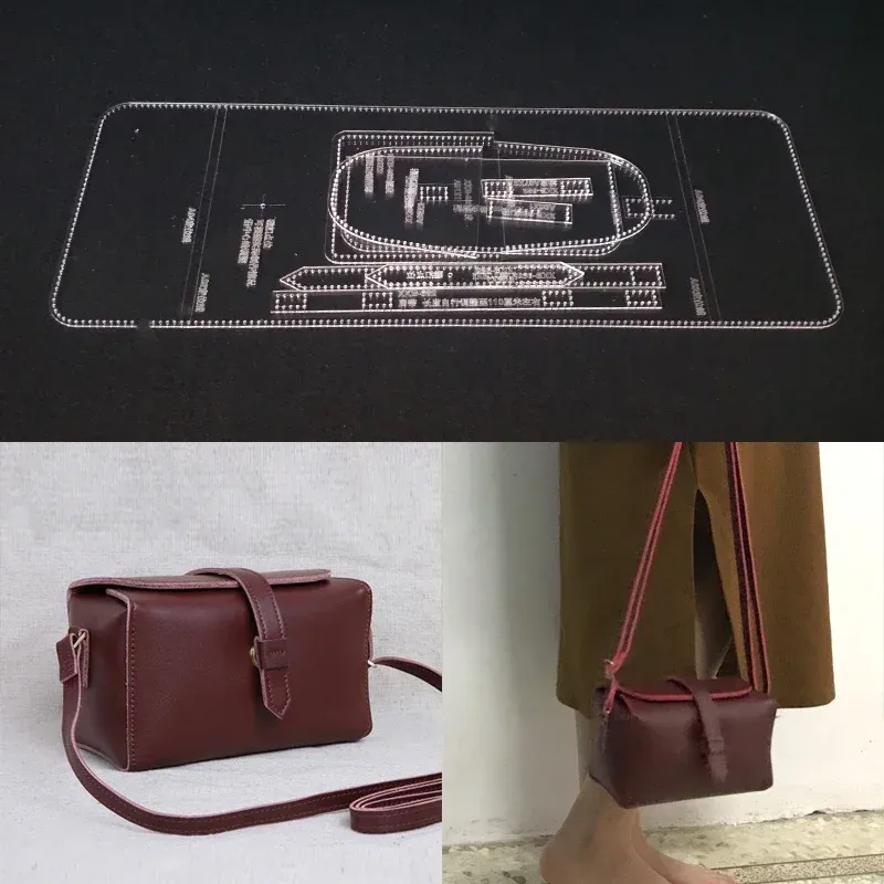 Modèle sac initié en cuir acrylique 180 à 110 mm