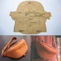 Modèle sac poitrine et bandoulière en papier – 3