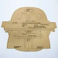 Modèle sac poitrine et bandoulière en papier – Couleur Paper