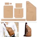 Modèle sac poitrine homme en papier kraft – 1
