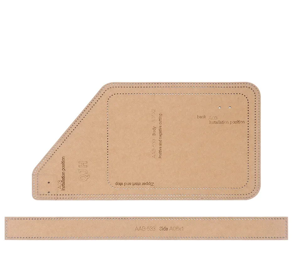 Modèle sac poitrine homme en papier kraft