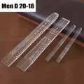 Moule acrylique pour bracelet de montre en cuir hommes et femmes – Couleur STRAP-M-D20-18-1SET