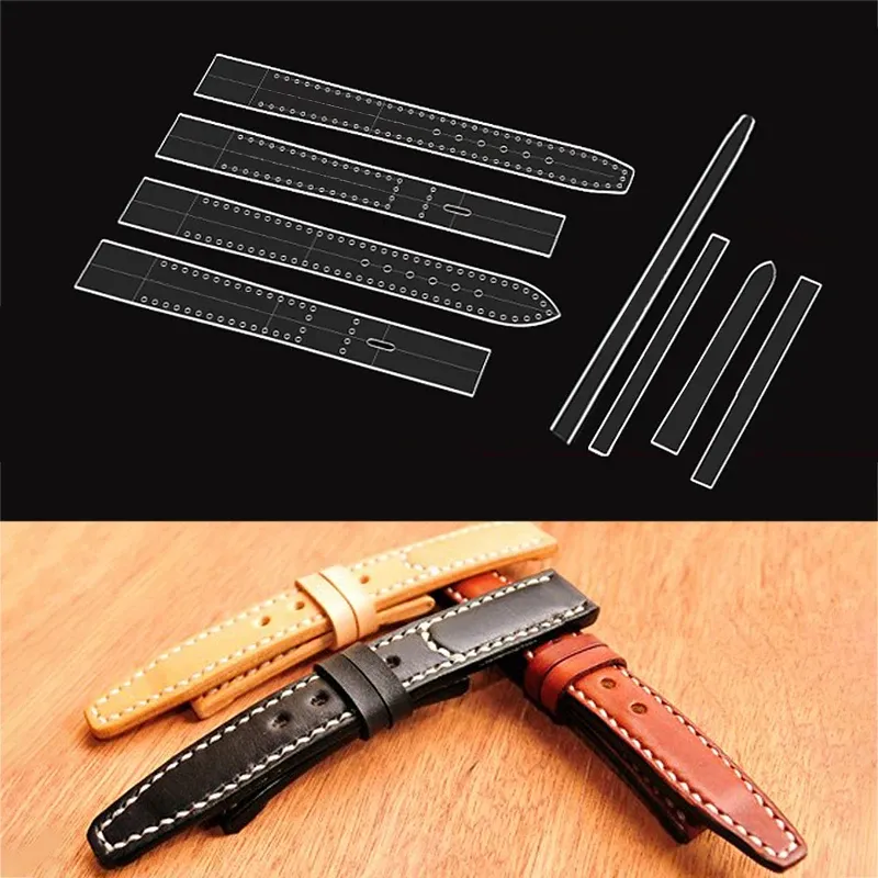 Moule acrylique pour bracelet de montre en cuir hommes et femmes