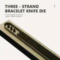 Moule découpe bracelet cuir 3 brins – 4