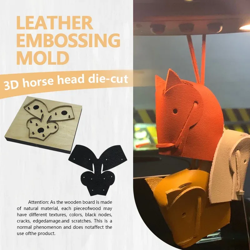 Moule découpe cuir tête de cheval