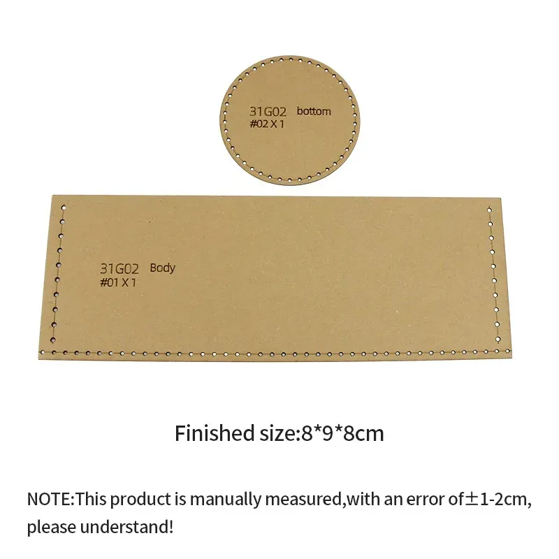 Moule en papier pour pot à stylo créatif en cuir fait main