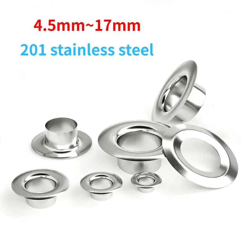 Œillets et rivets creux inox M4,5 à M17