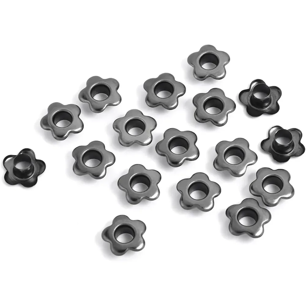 Œillets floraux métal 5 mm pour maroquinerie
