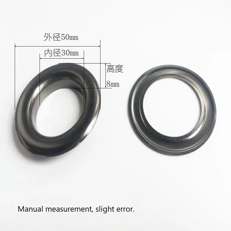 Œillets métalliques 20 à 40 mm pour maroquinerie