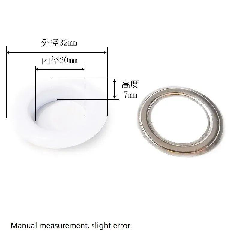 Œillets métalliques 20 à 40 mm pour maroquinerie