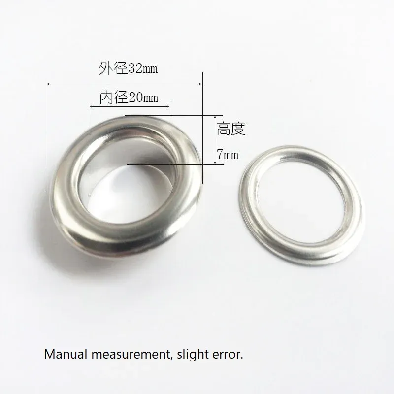 Œillets métalliques 20 à 40 mm pour maroquinerie