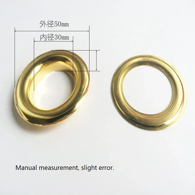 Œillets métalliques 20 à 40 mm pour maroquinerie