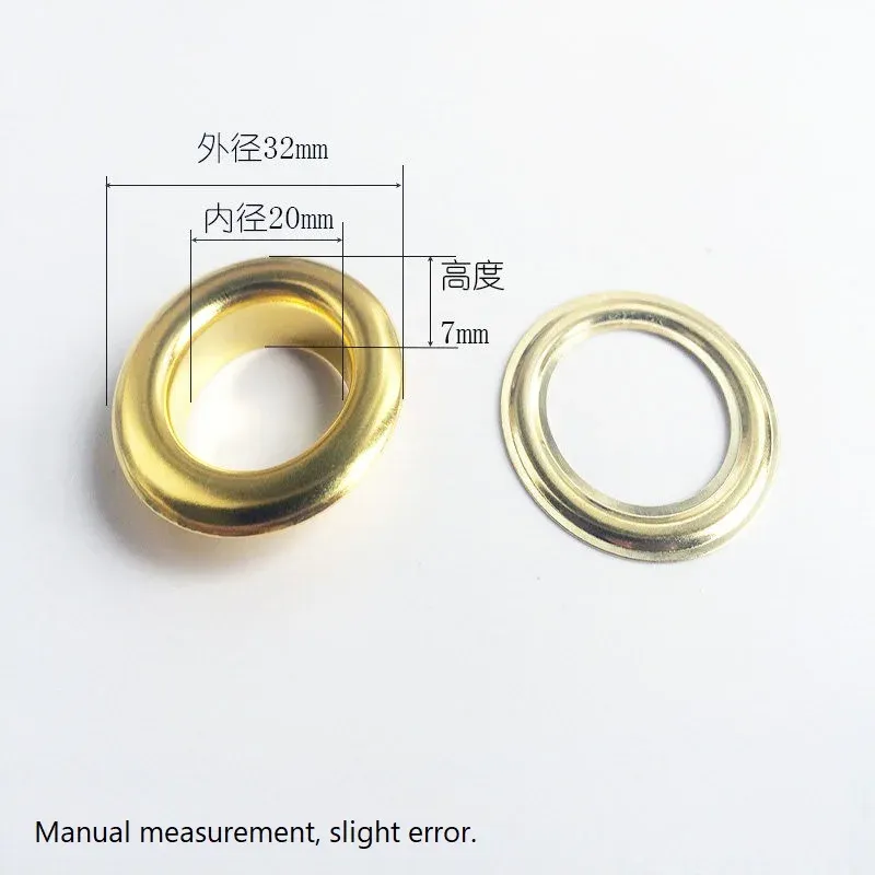 Œillets métalliques 20 à 40 mm pour maroquinerie