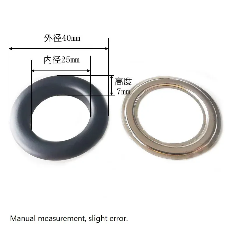 Œillets métalliques 20 à 40 mm pour maroquinerie