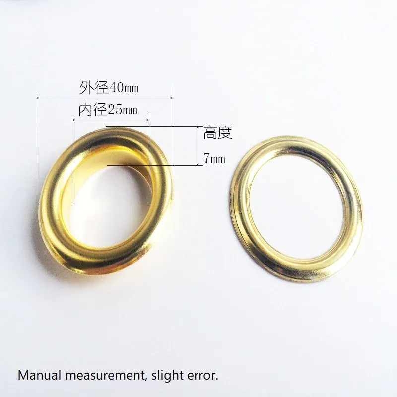 Œillets métalliques 20 à 40 mm pour maroquinerie
