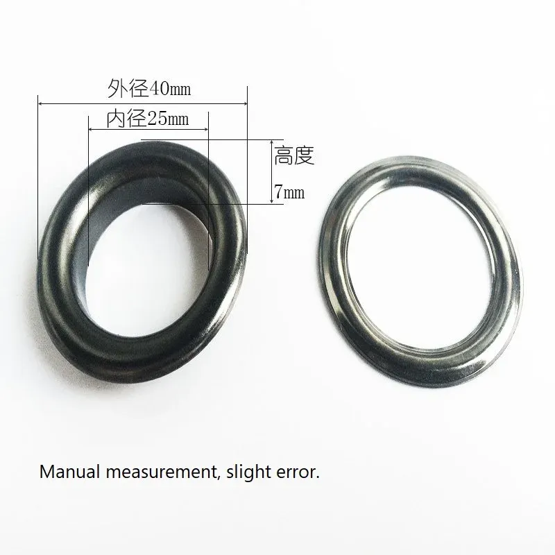 Œillets métalliques 20 à 40 mm pour maroquinerie