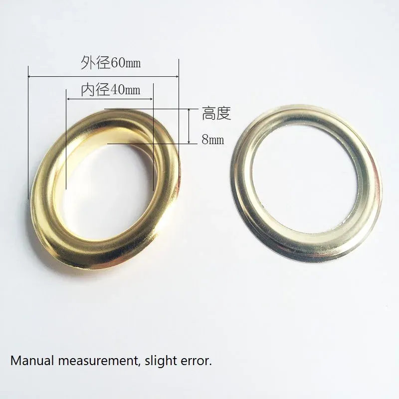 Œillets métalliques 20 à 40 mm pour maroquinerie