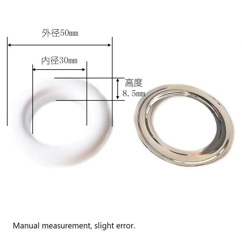 Œillets métalliques 20 à 40 mm pour maroquinerie