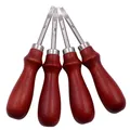 Outil chanfreinage bord cuir manche bois 0,8 à 1,5 mm – 2