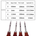 Outil chanfreinage bord cuir manche bois 0,8 à 1,5 mm – 3