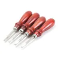 Outil chanfreinage bord cuir manche bois 0,8 à 1,5 mm – 4
