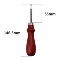Outil chanfreinage bord cuir manche bois 0,8 à 1,5 mm – 6
