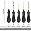 Outil chanfreinage bord cuir skiver français – 2