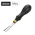 Outil chanfreinage bord cuir skiver français – Couleur B-6mm-1Pcs