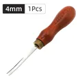 Outil chanfreinage bord cuir skiver français – Couleur C-4mm-1Pcs
