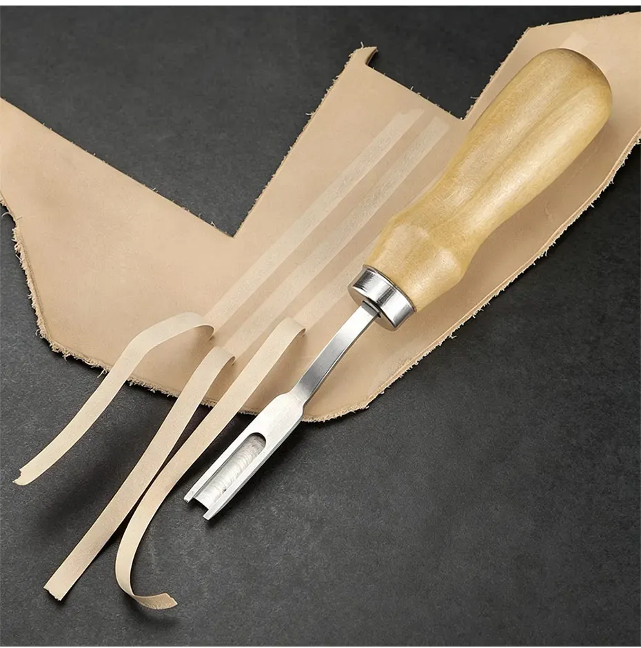 Outil coupe chanfreinage cuir 6 mm bricolage