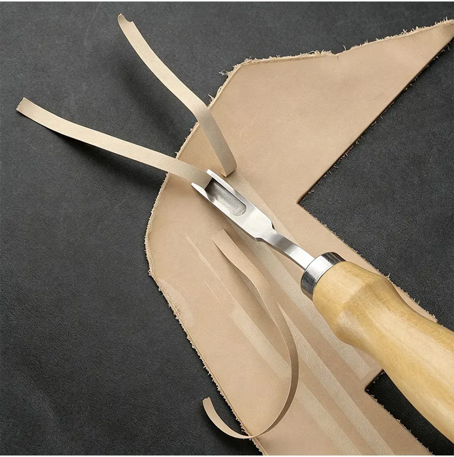 Outil coupe chanfreinage cuir 6 mm bricolage