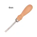 Outil cuir ciseau biseau couteau ébavurer 4 à 12 mm – Couleur 4mm