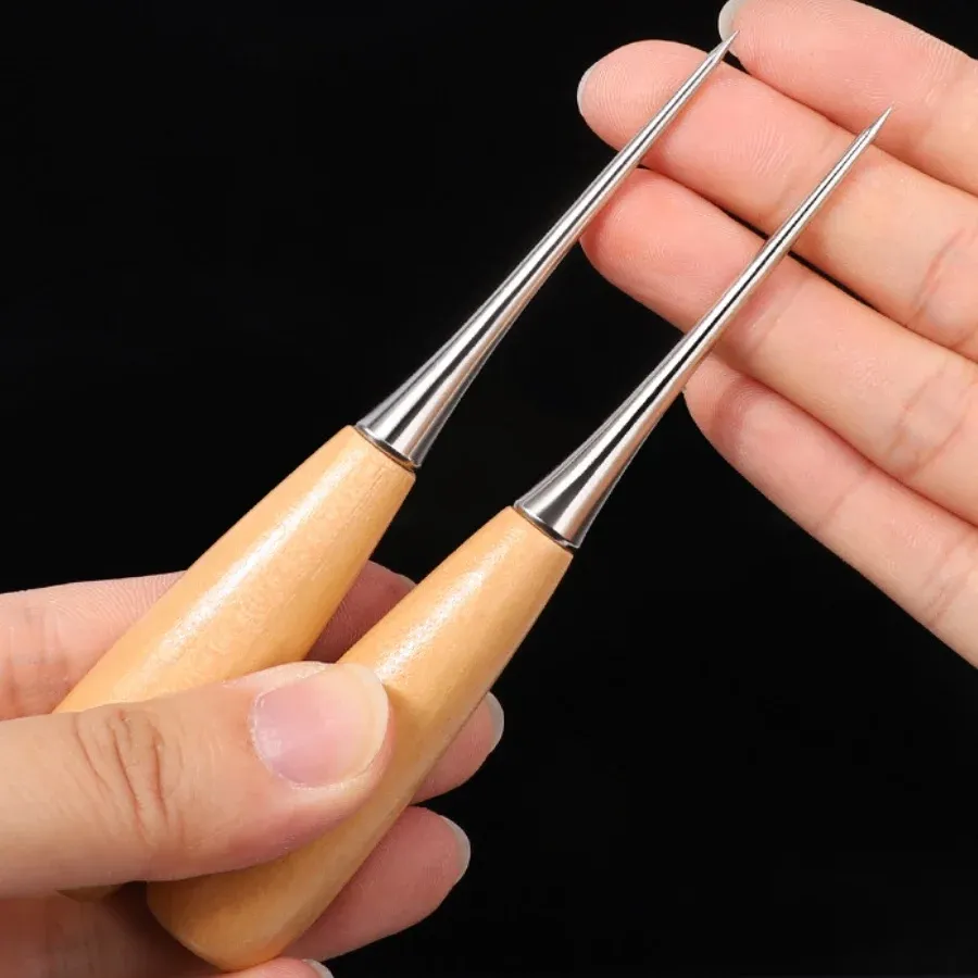 Outil poinçonnage et couture cuir, lot de 2 à 14 pièces