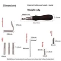 Outil rainurage cuir 7 en 1 réglable – 3