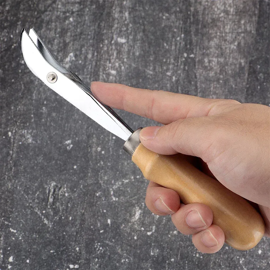 Outil rainurage marquage bord cuir largeur réglable fait main