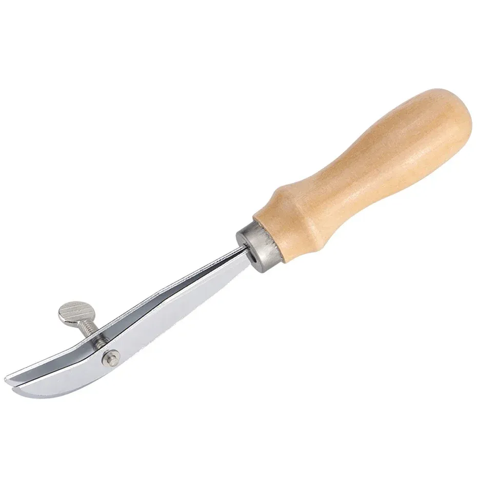 Outil rainurage marquage bord cuir largeur réglable fait main