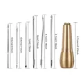 Outils couture cuir 11 pièces avec 6 manches cuivre – 4
