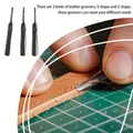 Outils rainurage cuir en U et V lot de 3 – 2
