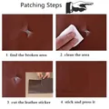 Patchs similicuir auto-adhésifs 10 à 30 cm pour réparation – 4