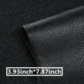 Patchs similicuir auto-adhésifs 10 à 30 cm pour réparation – Couleur Black 10X20cm