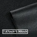 Patchs similicuir auto-adhésifs 10 à 30 cm pour réparation – Couleur Black 20X15cm